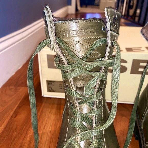 COPY - Diesel Mens Cassidy Combat boot - Picture 4 of 7